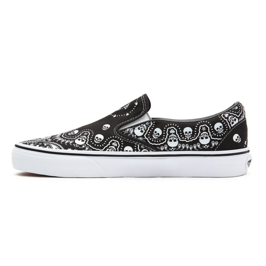 Vans Bandana Classic Slip-On Kengät Mustat | VN054P7GS10