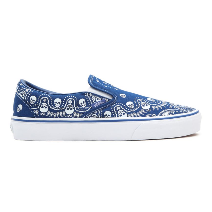 Vans Bandana Classic Slip-On Kengät Sininen | VN172C6PK46