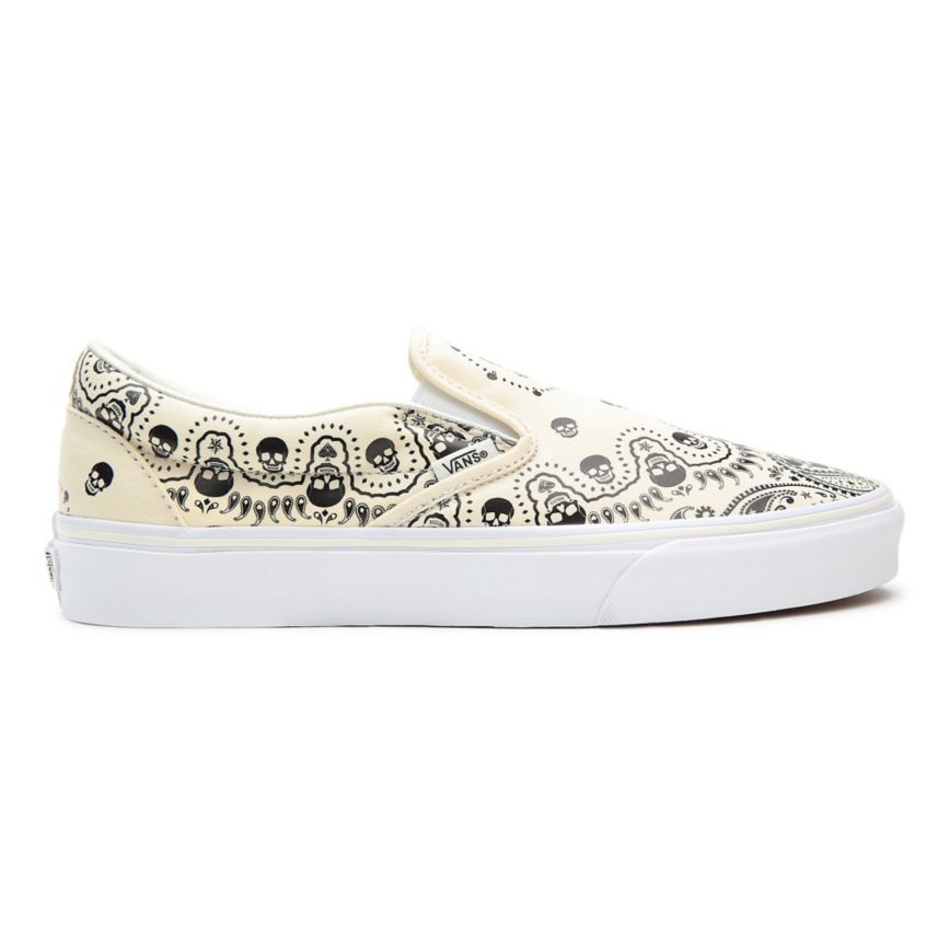 Vans Bandana Classic Slip-On Kengät Valkoinen | VN823A6CR02