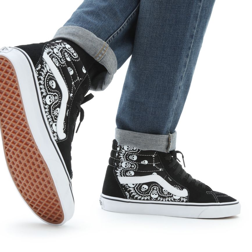 Vans Bandana SK8-Hi Kengät Mustat | VN169N3NK82