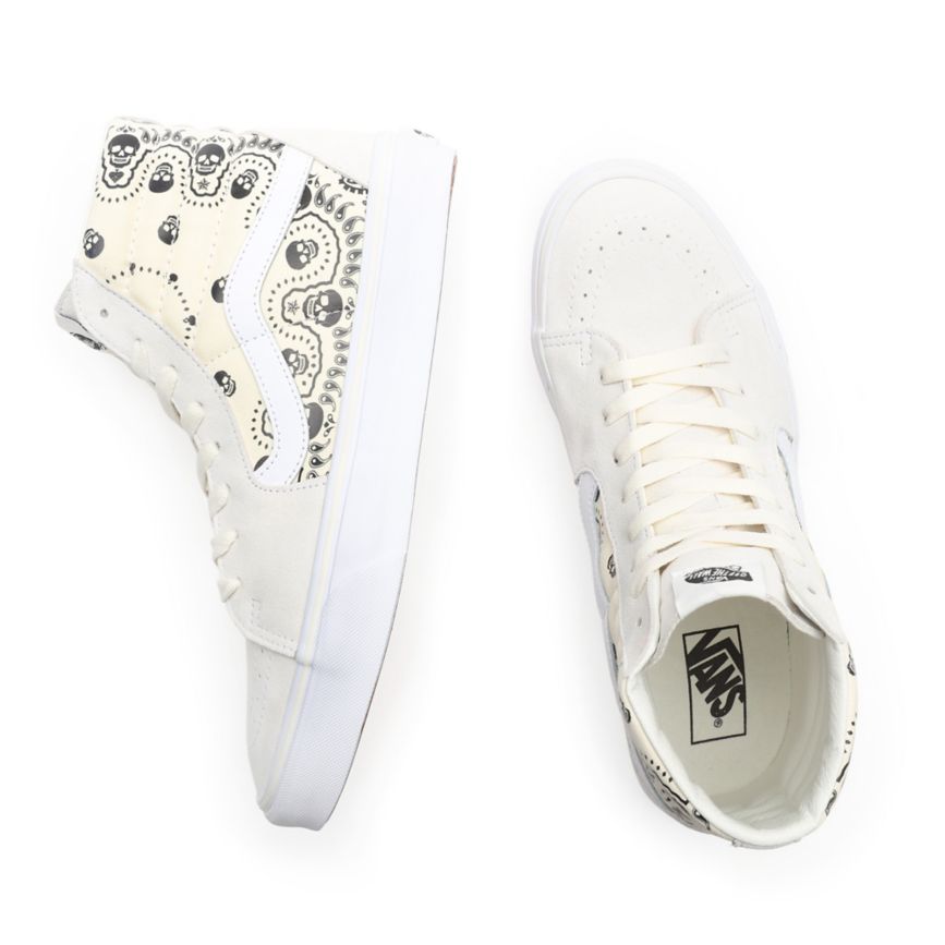 Vans Bandana SK8-Hi Kengät Valkoinen | VN035B1HU61