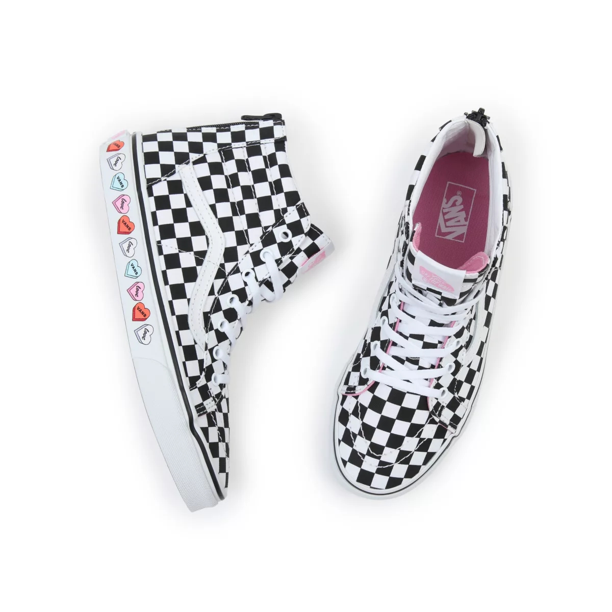 Vans Candy Hearts SK8-Hi Zip Kengät Mustat | VN415R5JS98