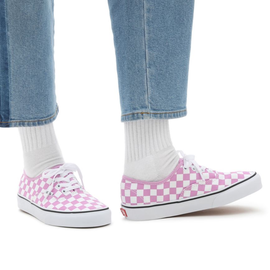 Vans Checkerboard Authentic Kengät Pinkki | VN045Q0AY74