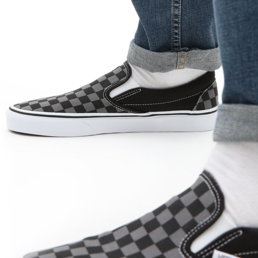 Vans Checkerboard Classic Slip-On Kengät Mustat | VN764R6VI46