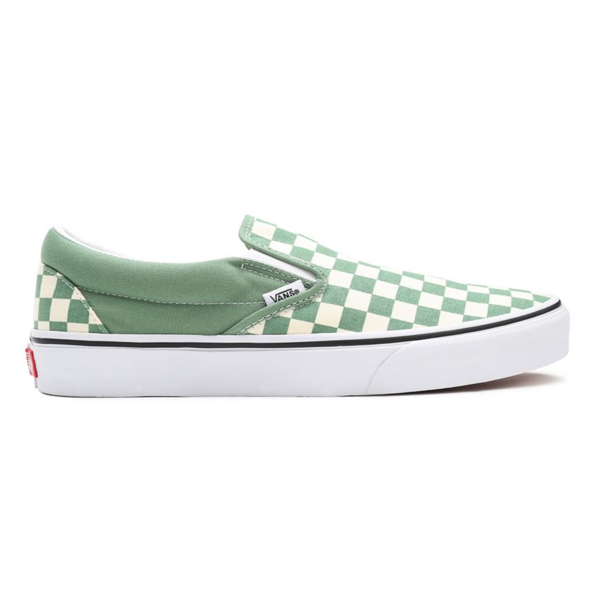 Vans Checkerboard Classic Slip-On Kengät Turkoosi | VN880C0LJ45