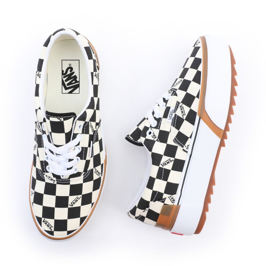 Vans Checkerboard Era Stacked Kengät Mustat | VN507E5UF24