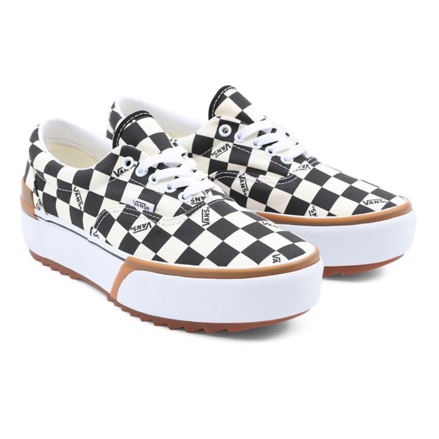 Vans Checkerboard Era Stacked Kengät Mustat | VN507E5UF24