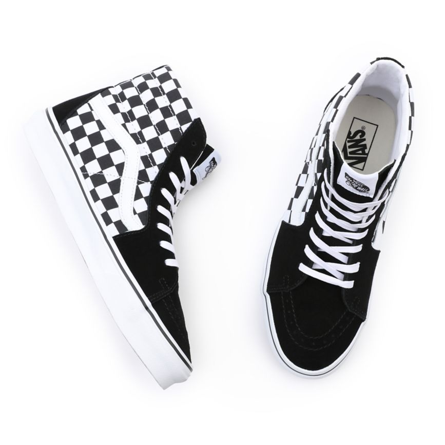 Vans Checkerboard SK8-Hi Kengät Mustat | VN333Q4HA46