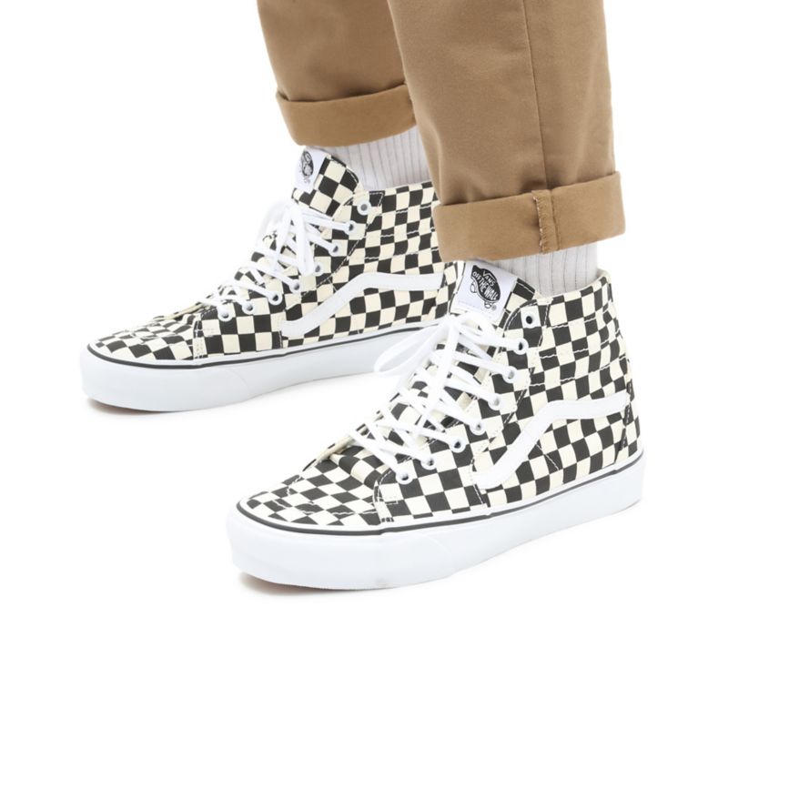 Vans Checkerboard Sk8-Hi Tapered Kengät Mustat | VN646B3FQ48