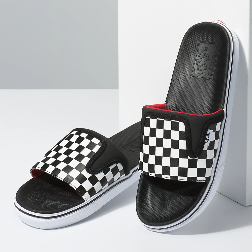 Vans Checkerboard Ultracush Rantasandaalit-On Mustat | VN154U2BJ47