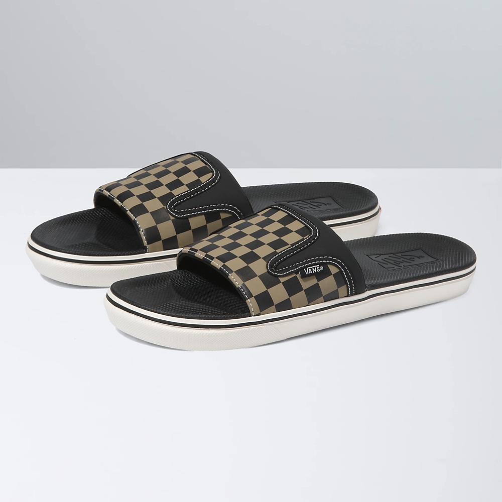 Vans Checkerboard Ultracush Rantasandaalit-On Mustat | VN661I4MW18