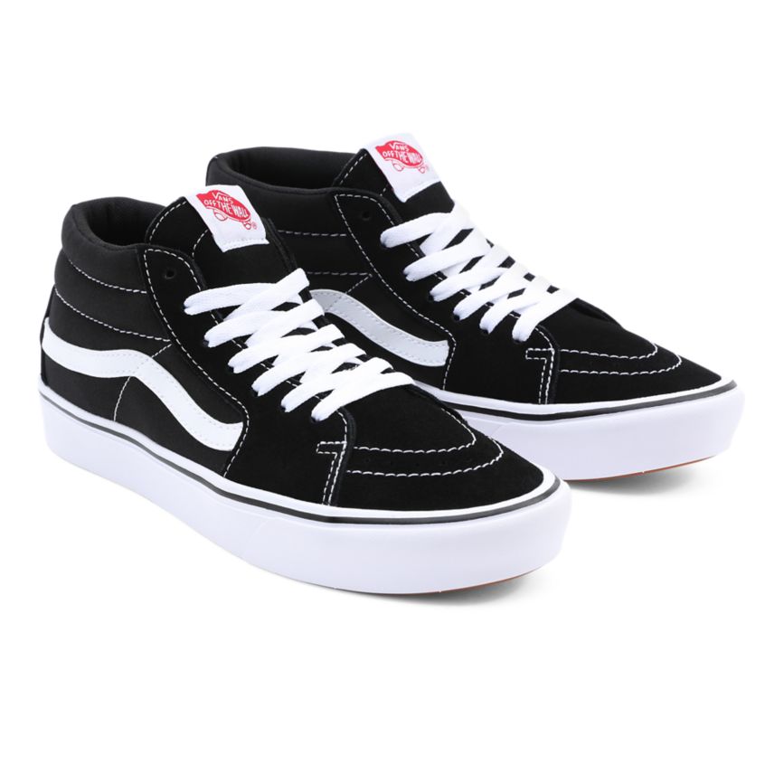 Vans Classic ComfyCush Sk8-Mid Kengät Mustat | VN027M8NS14