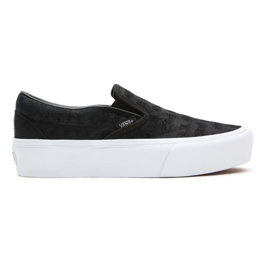 Vans Deboss OTW Classic Slip-On Platform Kengät Mustat | VN469J5CC33