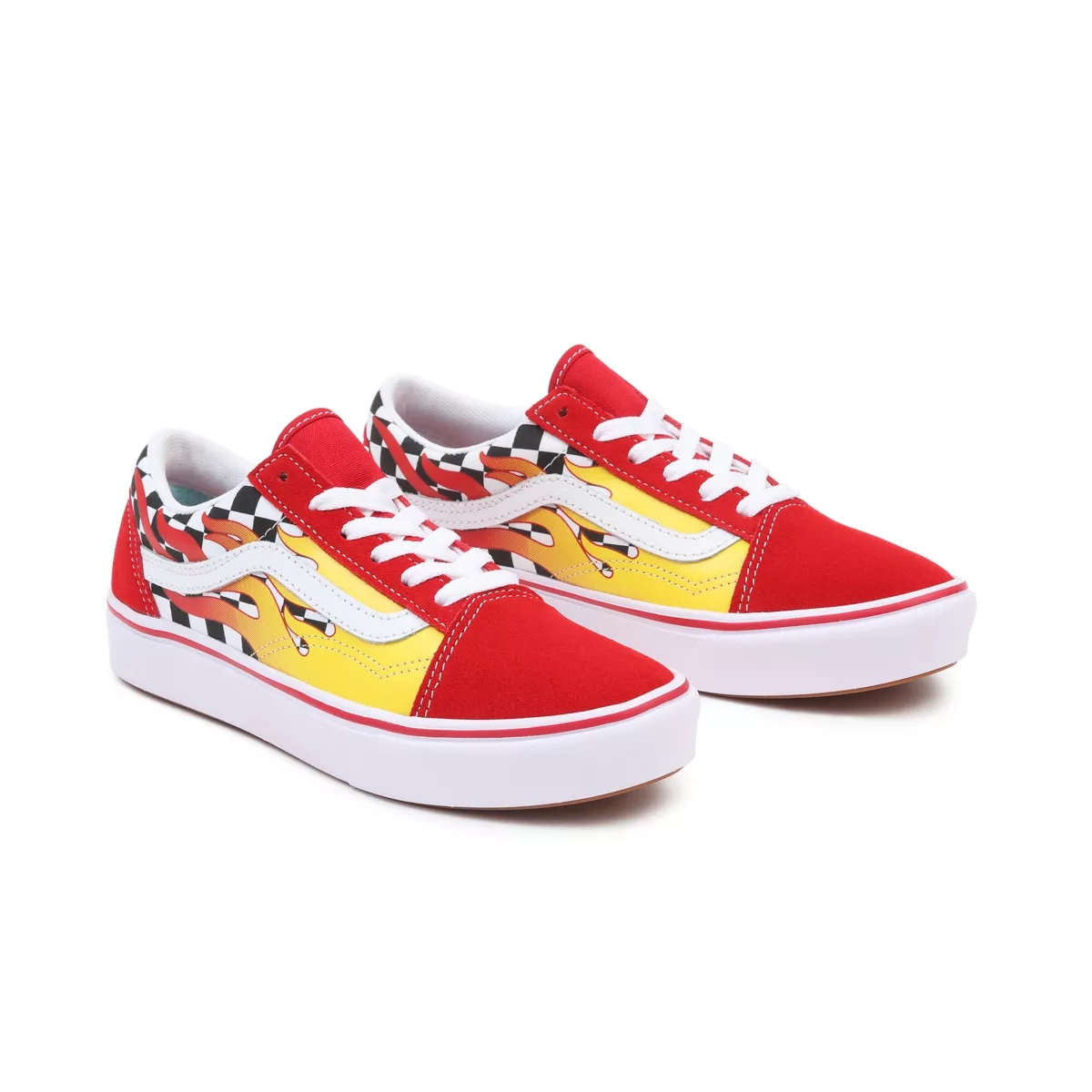 Vans Flame ComfyCush Old Skool Kengät Punainen | VN619C7WQ66