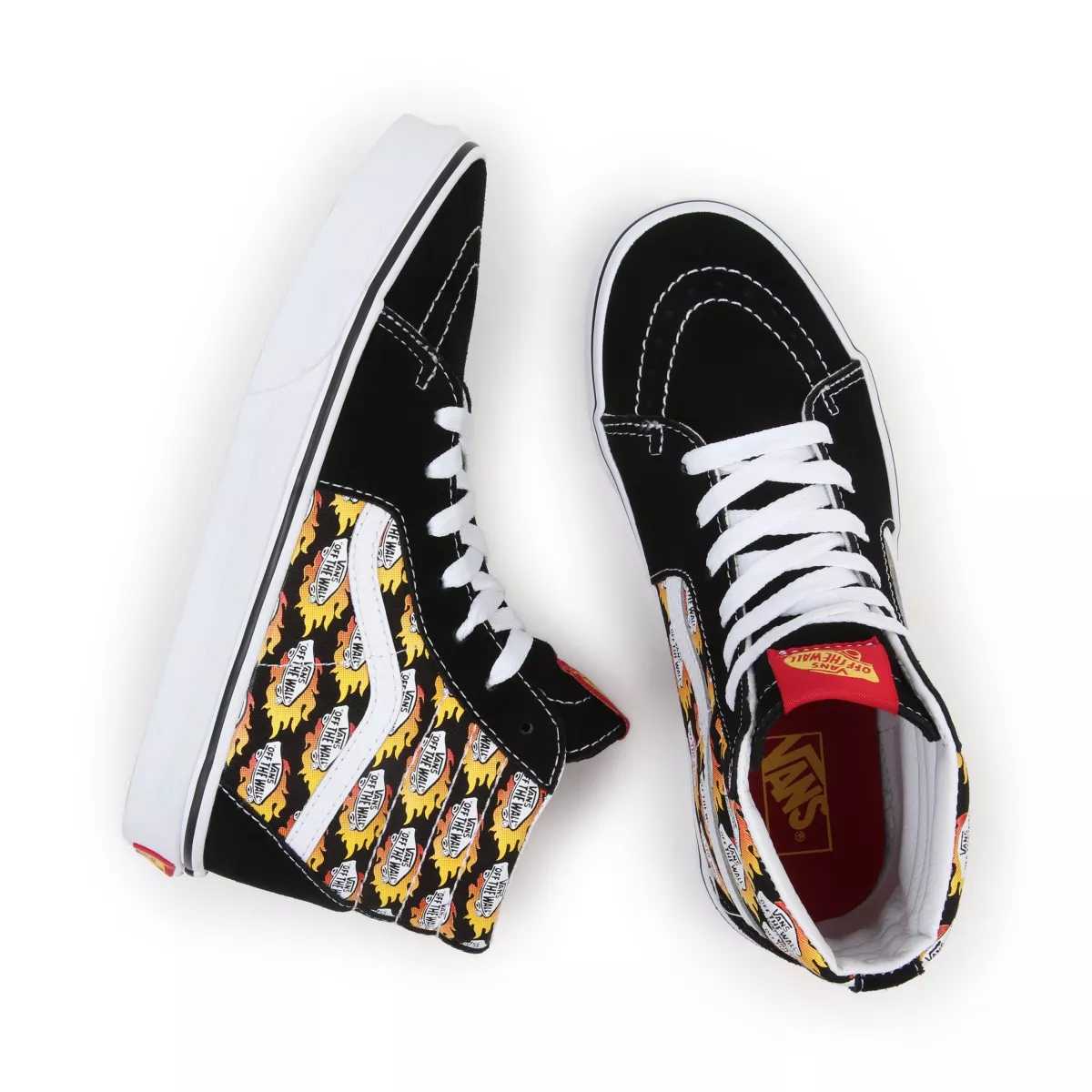 Vans Flame Logo Repeat Sk8-Hi Kengät Mustat | VN268Q3VB65