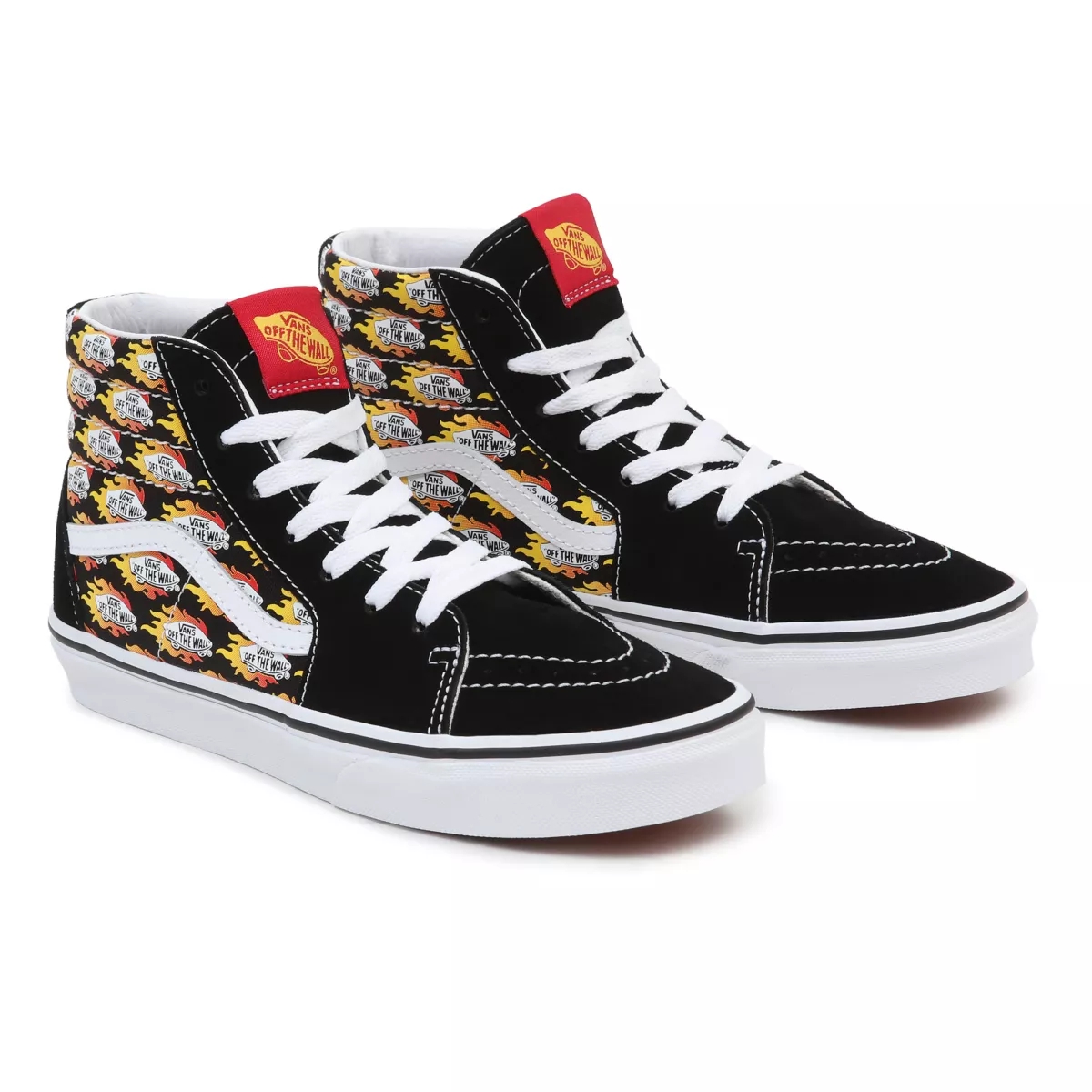 Vans Flame Logo Repeat Sk8-Hi Kengät Mustat | VN268Q3VB65