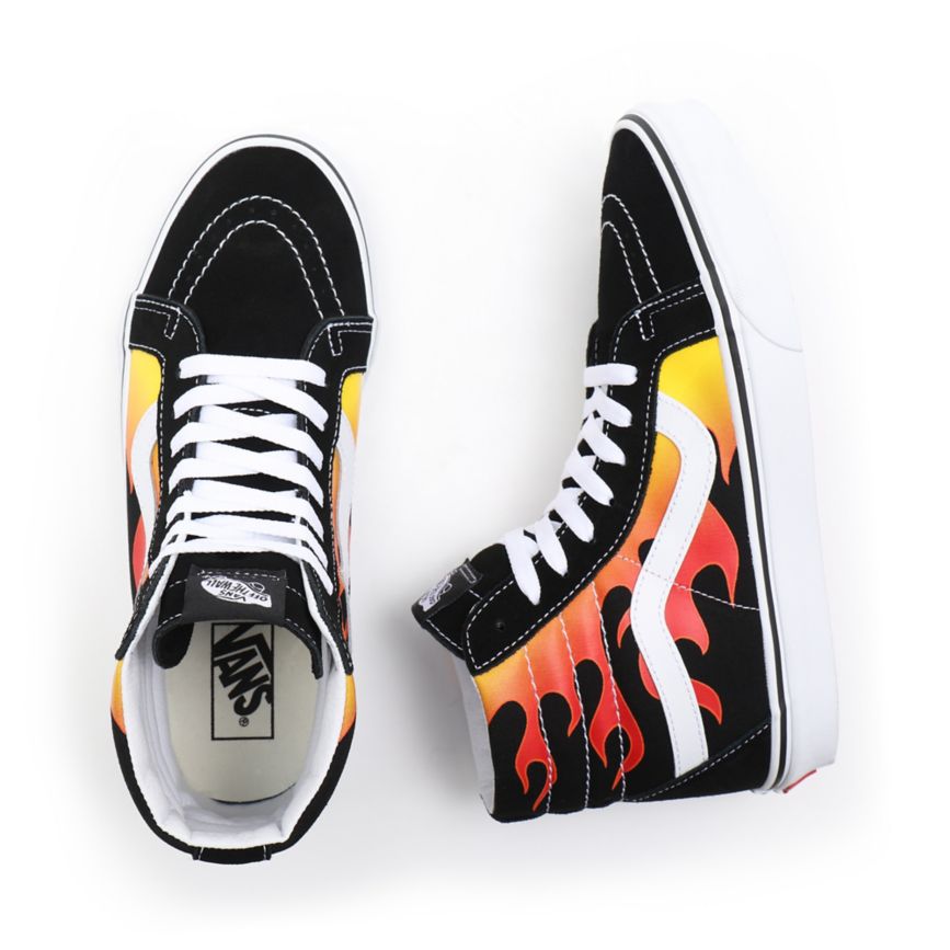 Vans Flame Sk8-Hi Reissue Kengät Mustat | VN152N8CM87