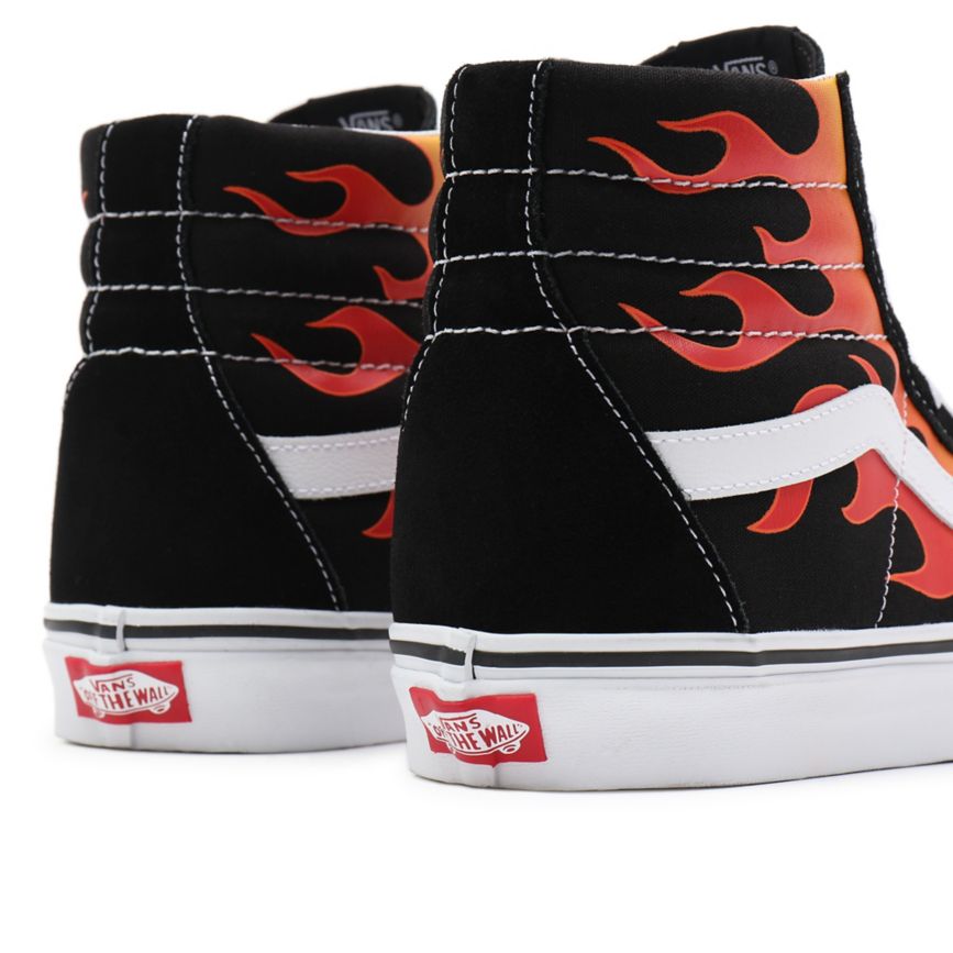 Vans Flame Sk8-Hi Reissue Kengät Mustat | VN152N8CM87