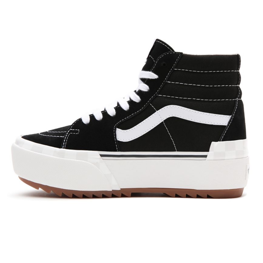 Vans Mokka Canvas Sk8-Hi Stacked Kengät Mustat | VN938I0MN81