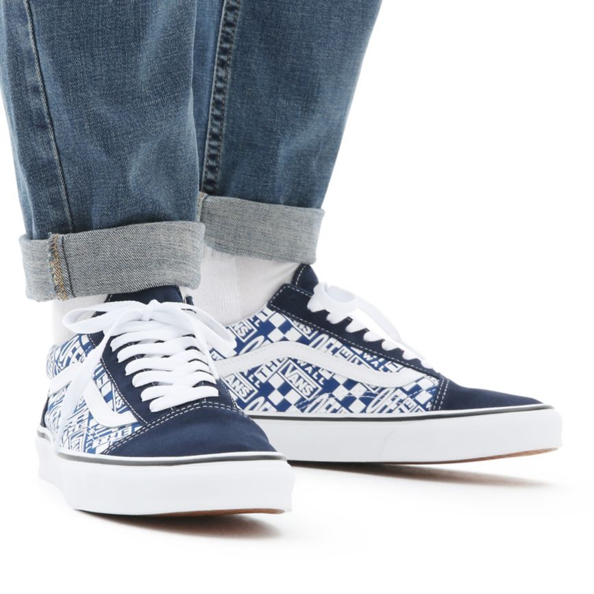 Vans Off The Wall Old Skool Kengät Sininen | VN518I7QZ16