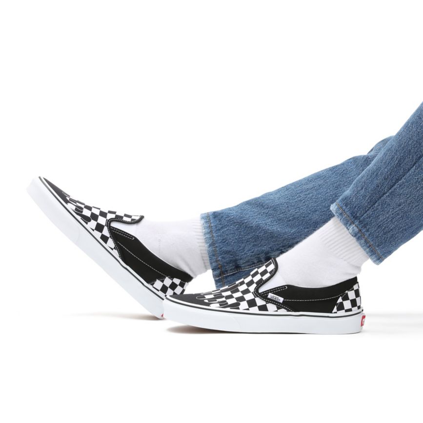 Vans Paint Drip Checkerboard Classic Slip-On Kengät Mustat | VN321Z5YL92