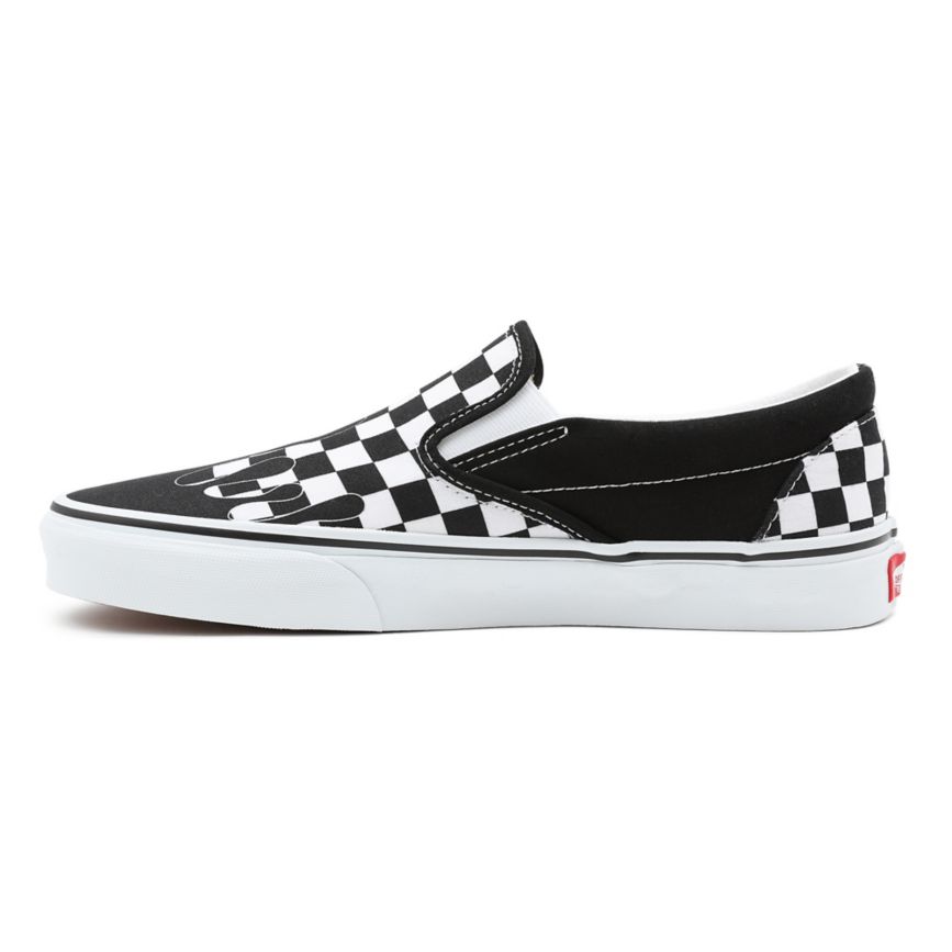 Vans Paint Drip Checkerboard Classic Slip-On Kengät Mustat | VN321Z5YL92