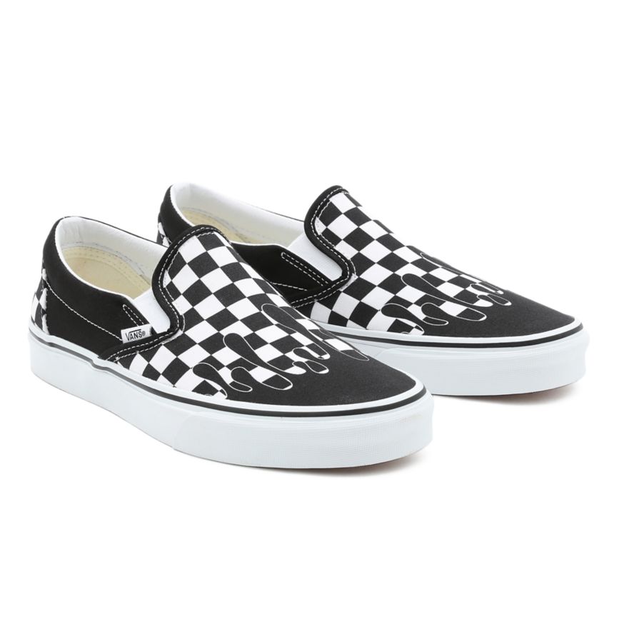 Vans Paint Drip Checkerboard Classic Slip-On Kengät Mustat | VN341V1CS45