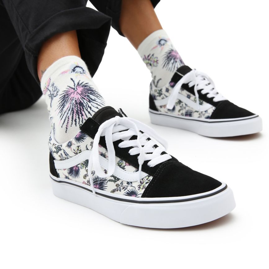 Vans Paradise Floral Old Skool Kengät Mustat | VN763N4HH40