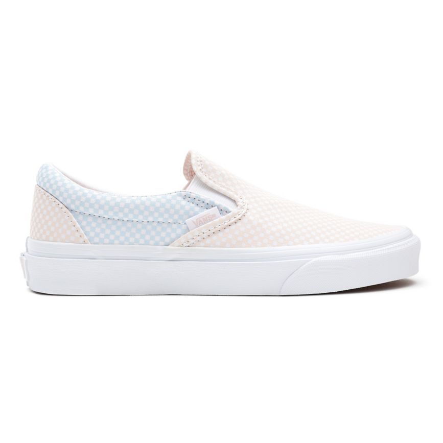 Vans Pastel Checkerboard Classic Slip-On Kengät Valkoinen | VN412N0RJ46