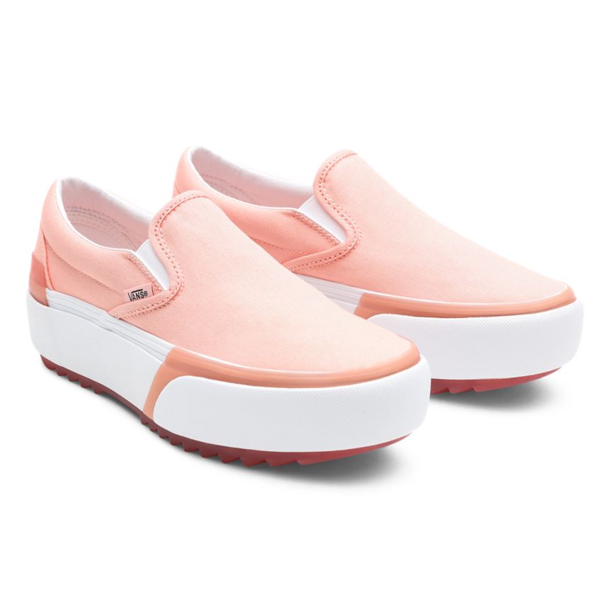 Vans Pastel Classic Slip-On Stacked Kengät Pinkki | VN695D4CI22