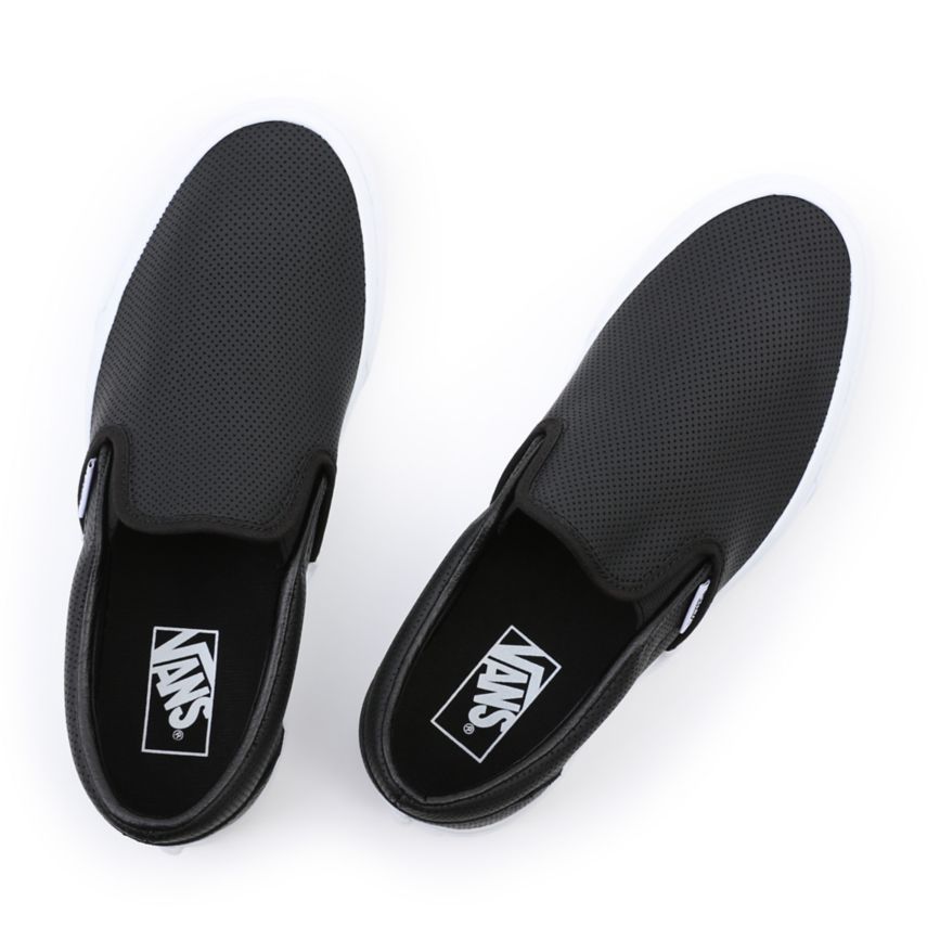 Vans Perf Nahkaiset Classic Slip-On Kengät Mustat | VN433P4OW60