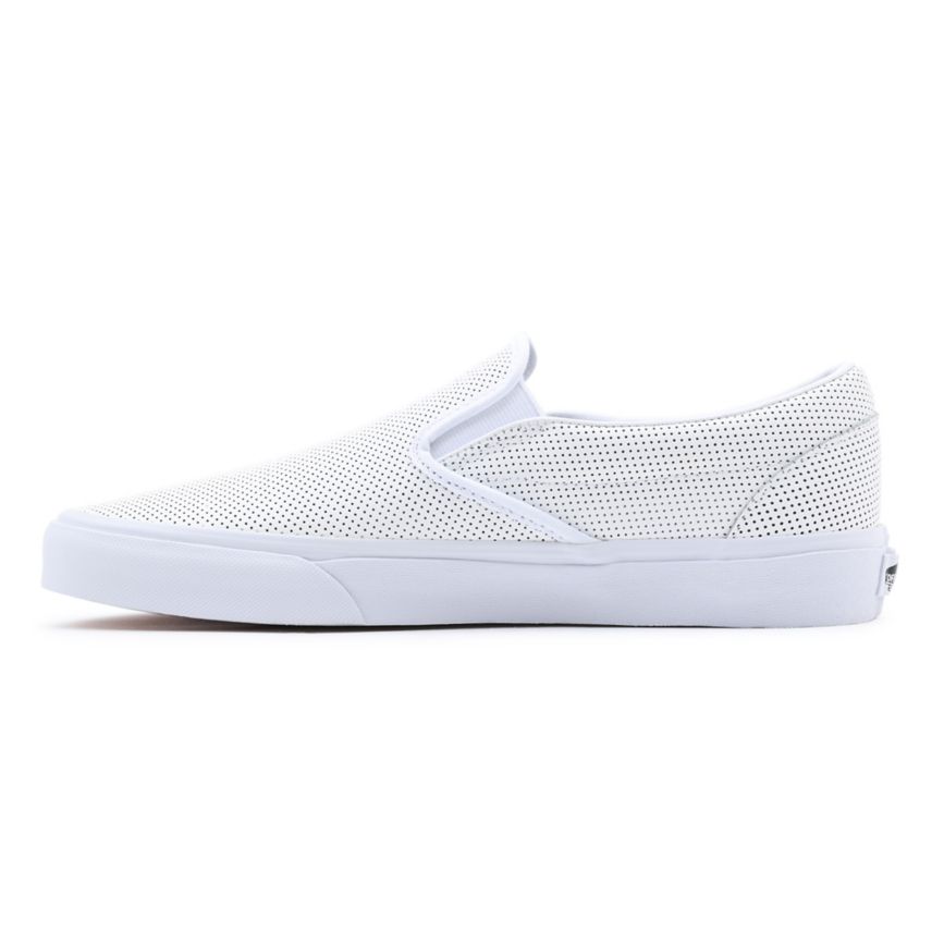 Vans Perf Nahkaiset Classic Slip-On Kengät Valkoinen | VN568V1VU86