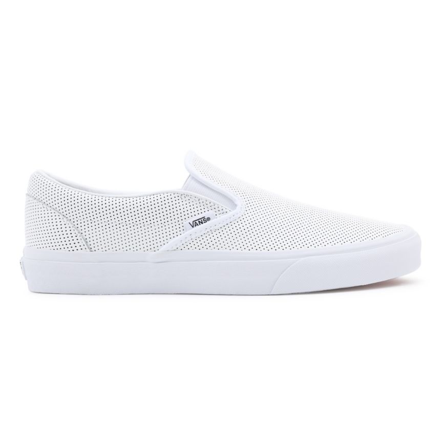 Vans Perf Nahkaiset Classic Slip-On Kengät Valkoinen | VN953H9CS24