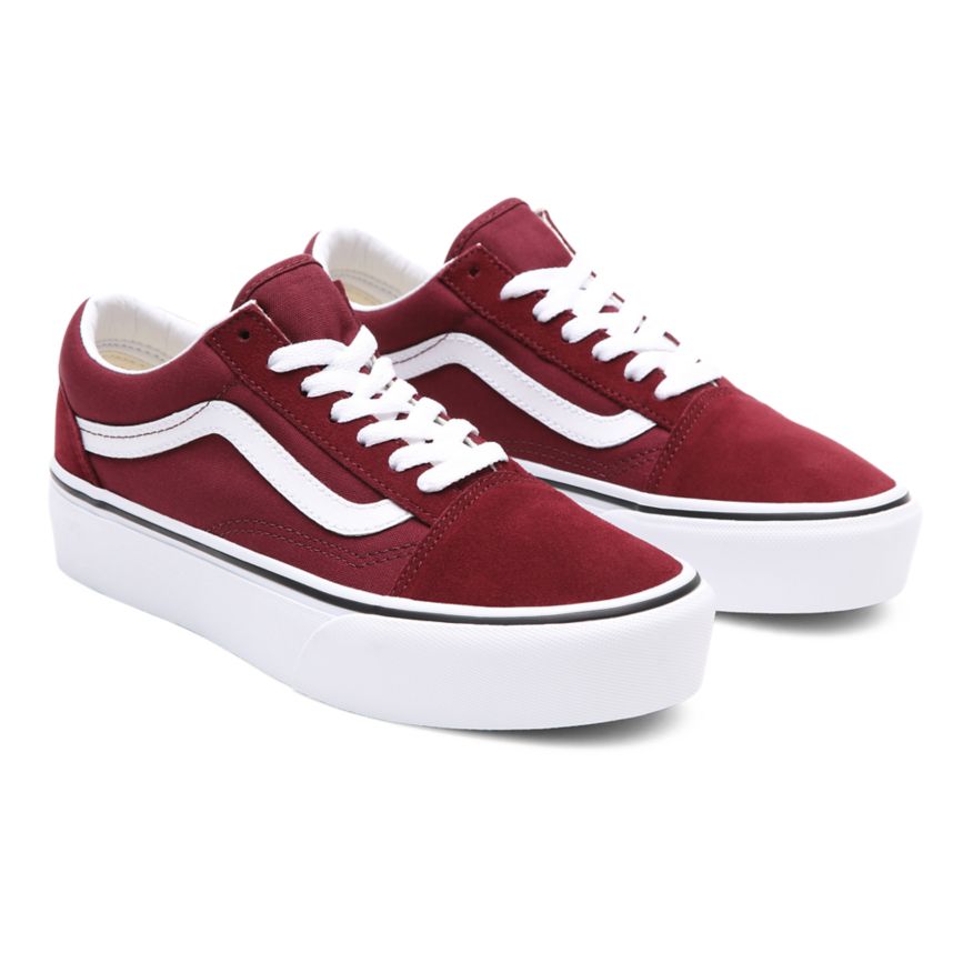 Vans Platform Old Skool Kengät Viininpunainen | VN590E0AV76