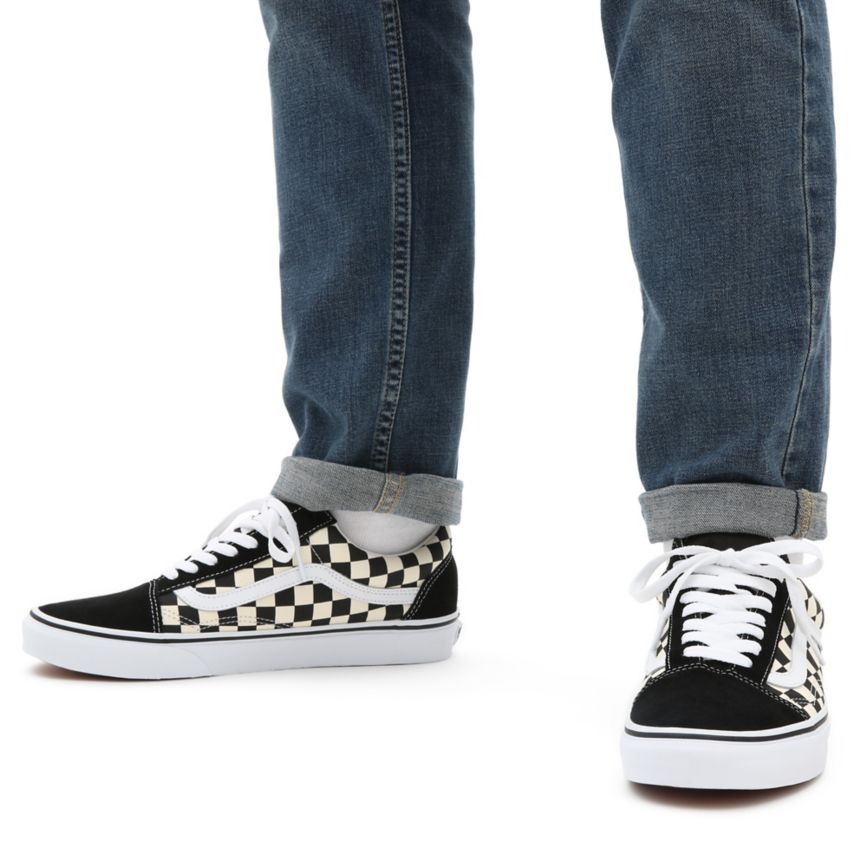 Vans Primary Check Old Skool Kengät Mustat | VN146R8FQ22