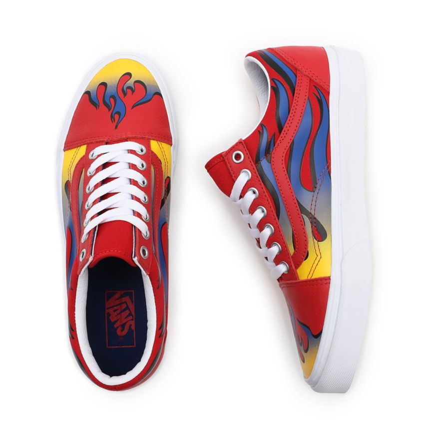 Vans Racer Old Skool Kengät Punainen | VN429P6GT85