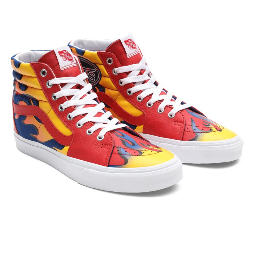 Vans Racer Sk8-Hi Kengät Punainen | VN007G0EF55