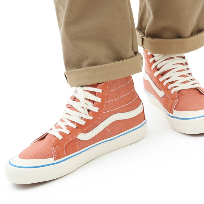 Vans Salt Wash SK8-Hi 138 Decon SF Kengät Punainen | VN037Z2HO93