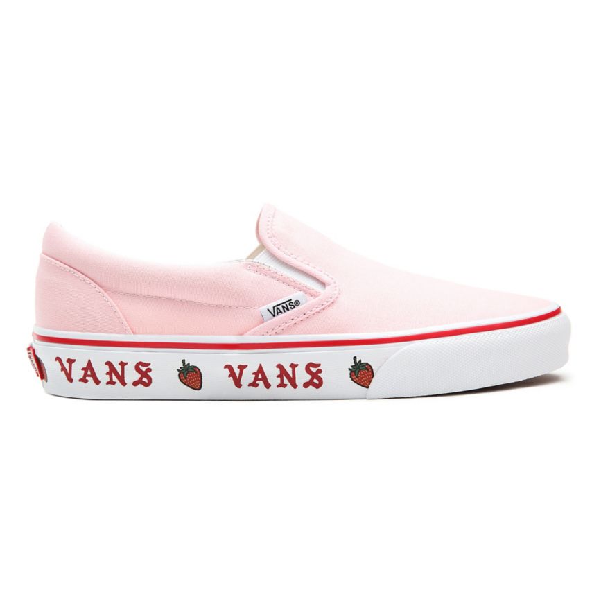 Vans Sidewall Print Classic Slip-On Kengät Pinkki | VN128M7BX71