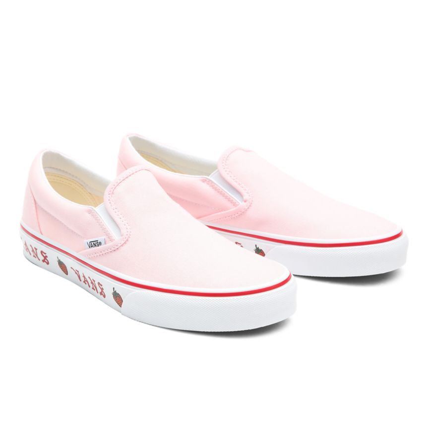 Vans Sidewall Print Classic Slip-On Kengät Pinkki | VN128M7BX71