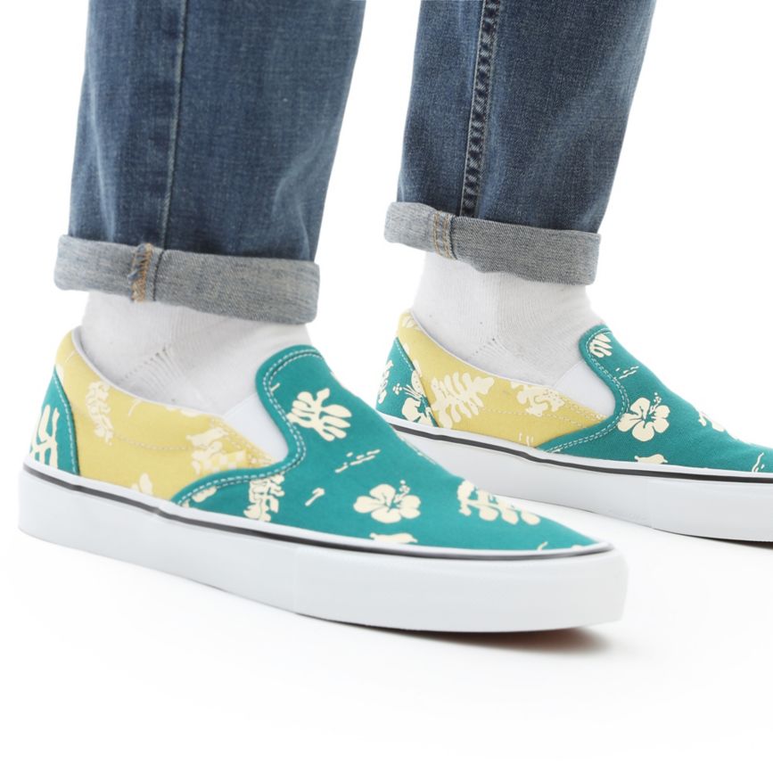 Vans Skate Aloha Slip-On Kengät Kultaiset | VN957R5NZ40