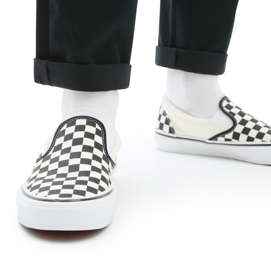 Vans Skate Checkerboard Slip-On Kengät Valkoinen | VN296O5OS34