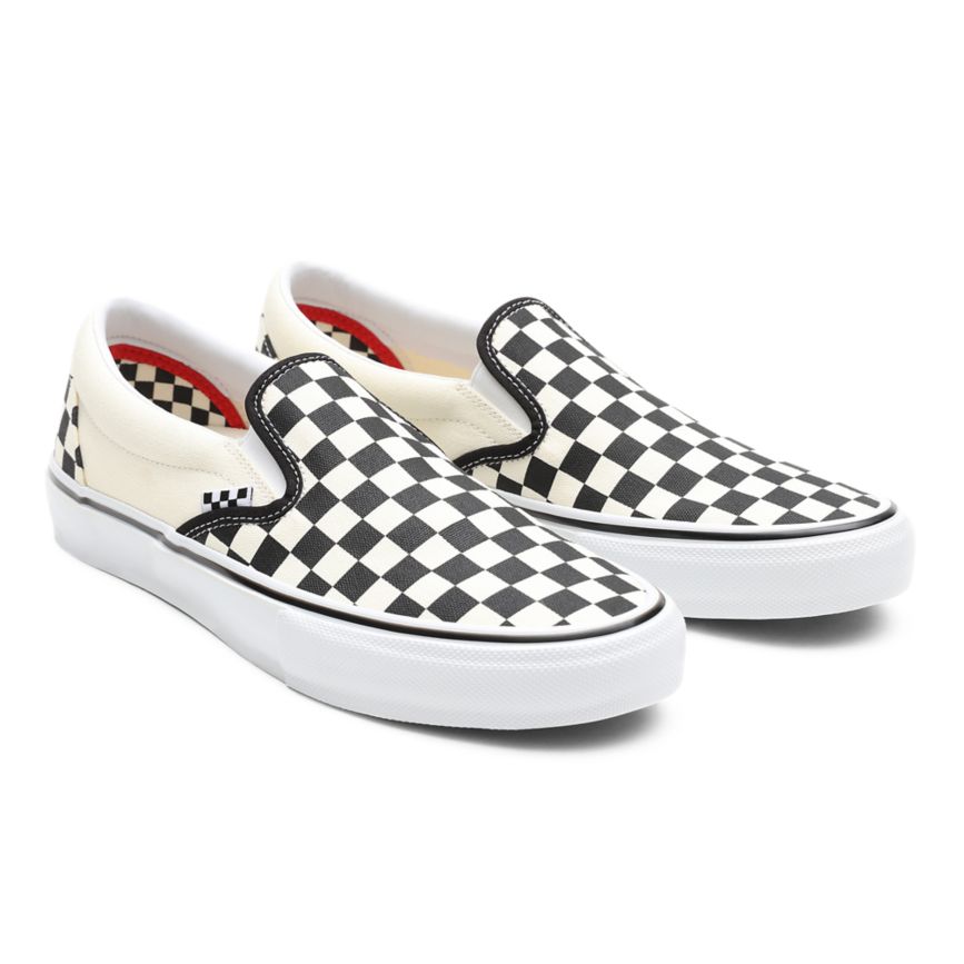 Vans Skate Checkerboard Slip-On Kengät Valkoinen | VN296O5OS34