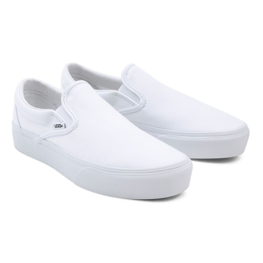 Vans Slip-On Platform Kengät Valkoinen | VN214J5PP25