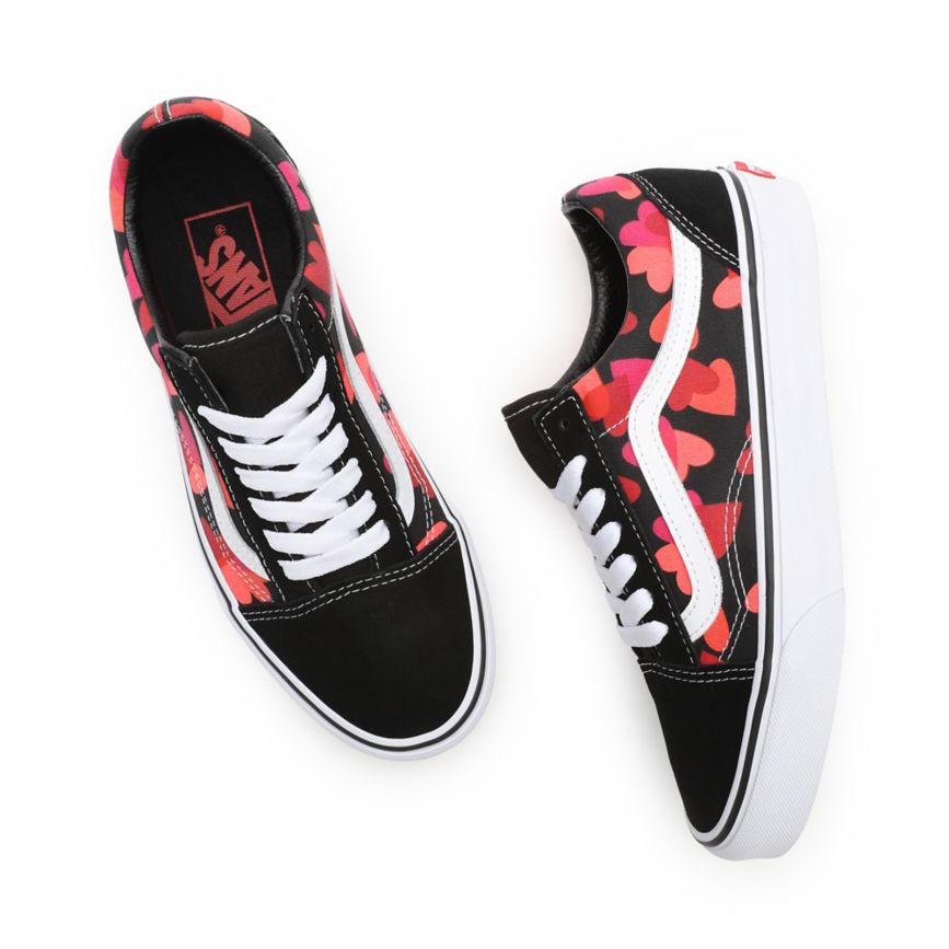 Vans Valentines Hearts Old Skool Kengät Mustat | VN076T9QA17