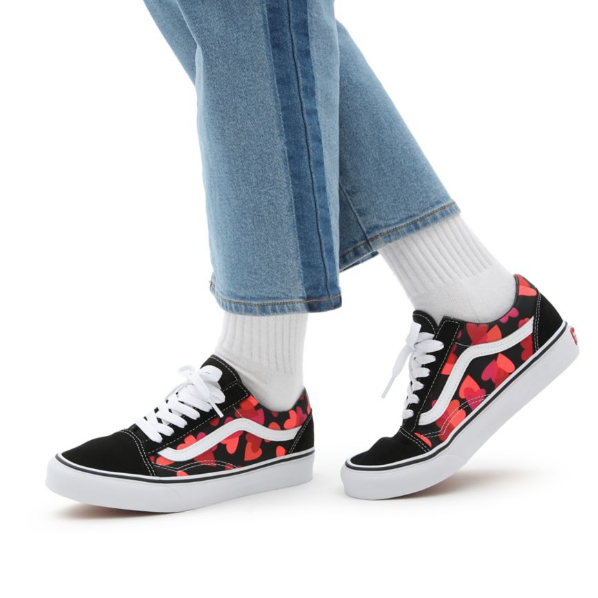 Vans Valentines Hearts Old Skool Kengät Mustat | VN076T9QA17