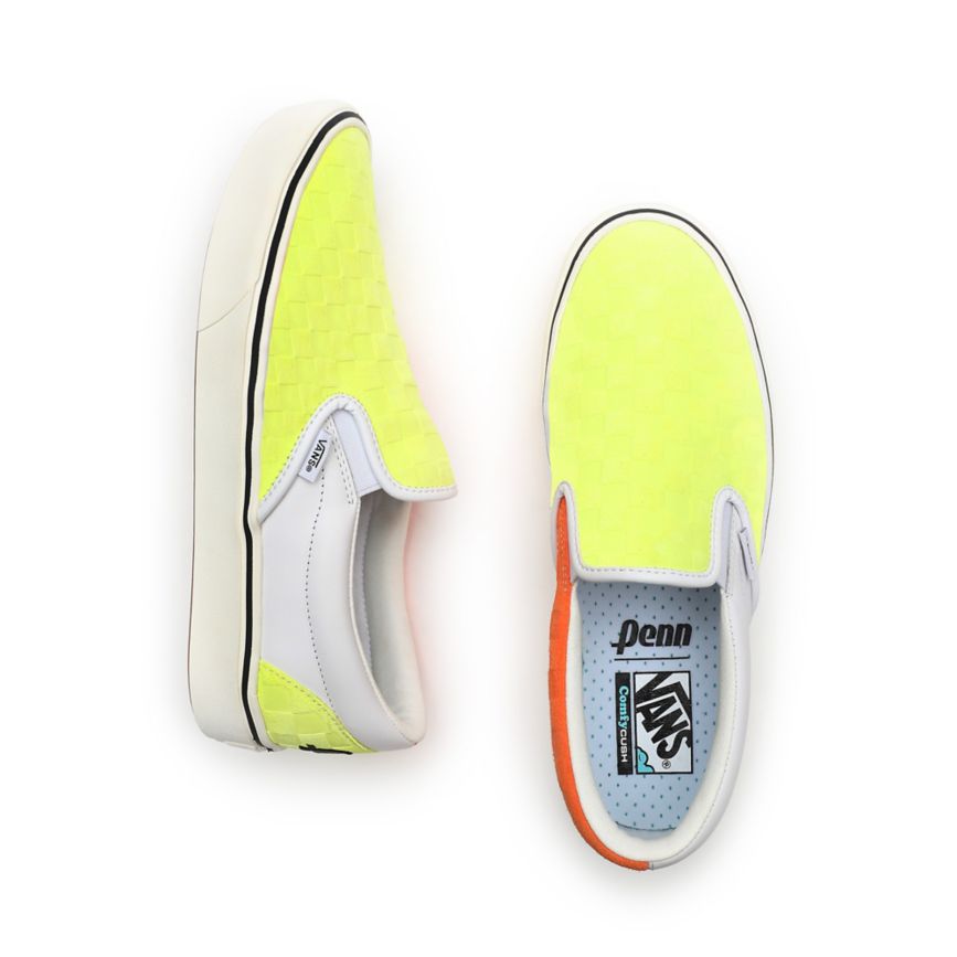 Vans X Penn ComfyCush Slip-On Kengät Keltainen | VN863R4TD59