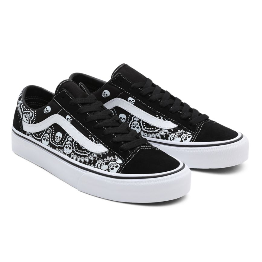 Vans Bandana Tyyli 36 Kengät Mustat | VN063T4LX71