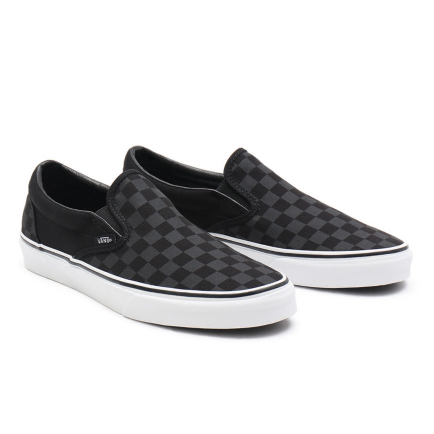 Vans Checkerboard Classic Slip-On Kengät Mustat | VN478X7UU25